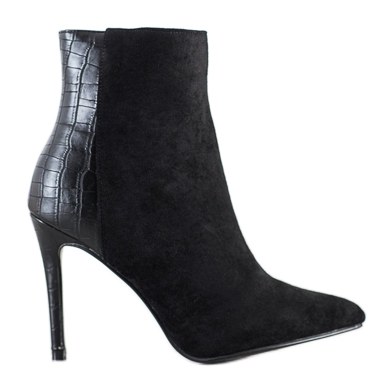 Small Swan Sexy Snake Tisk vysokých podpatků černá