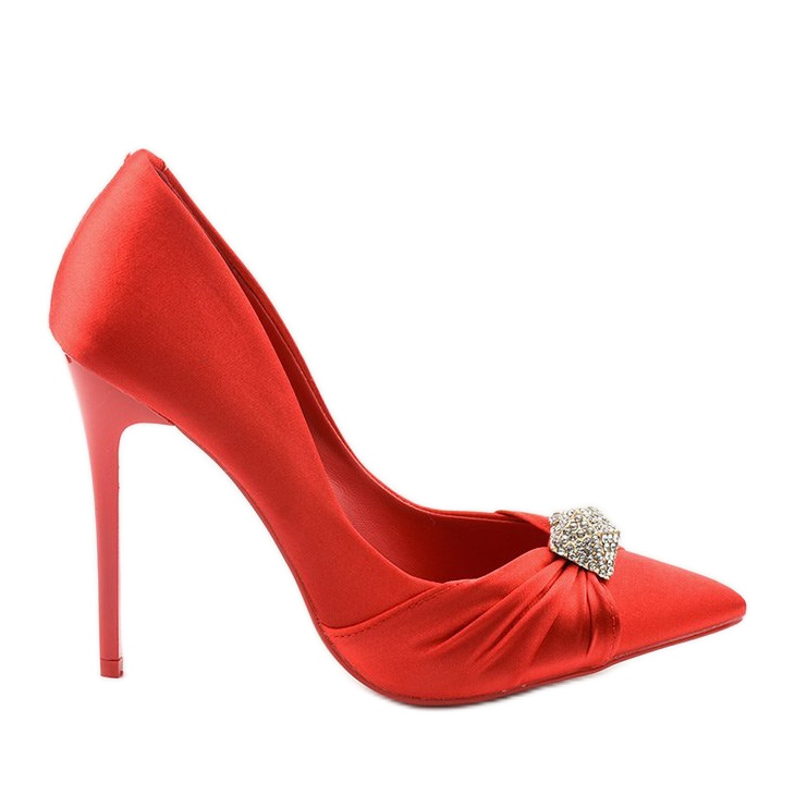 Červené lodičky na podpatku Červeného ďábla