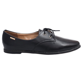 Klasické elegantní dámské boty Y439 černé černý