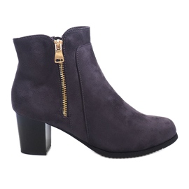 Boty na sloupku J0049-3 šedá Boty na sloupku J0049-3 šedá