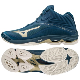 Volejbalové boty Mizuno Wave Lightning Z6 Mid M V1GA200551 vícebarevné, modré modrý