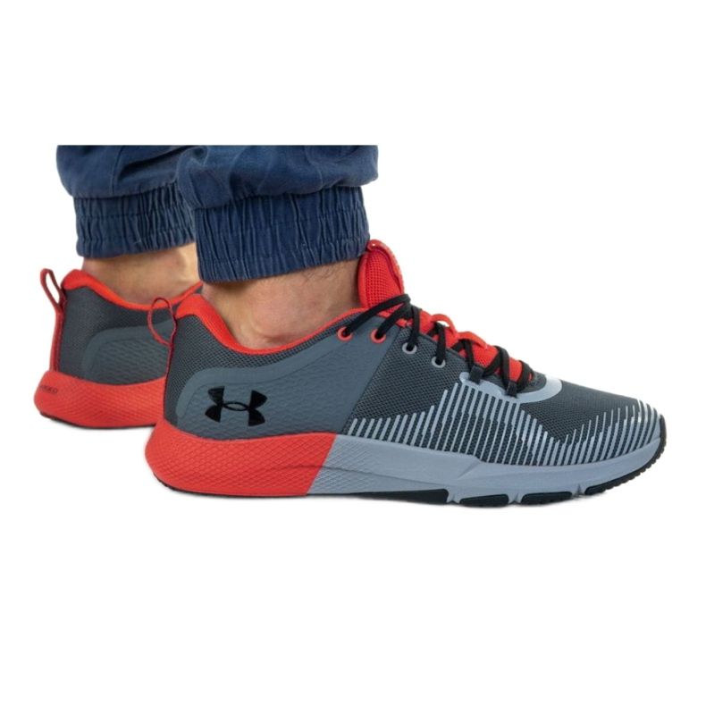 Under Armour Charged Engage M 3022 616-105 černá oranžový šedá