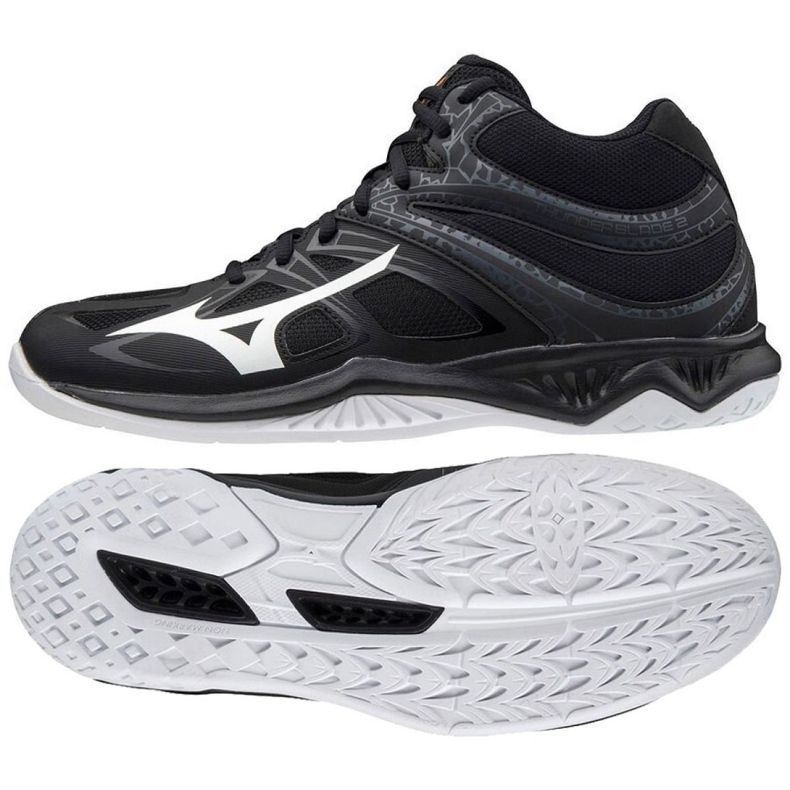 Boty Mizuno Thunder Blade 2 Mid M V1GA197550 vícebarevný černá
