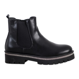 Sixth Sense Boty na platformě černý