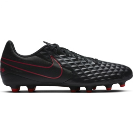 Kopačky Nike Tiempo Legend 8 Club FG / MG M AT6107 060 černá, červená, černá / stříbřitá černá