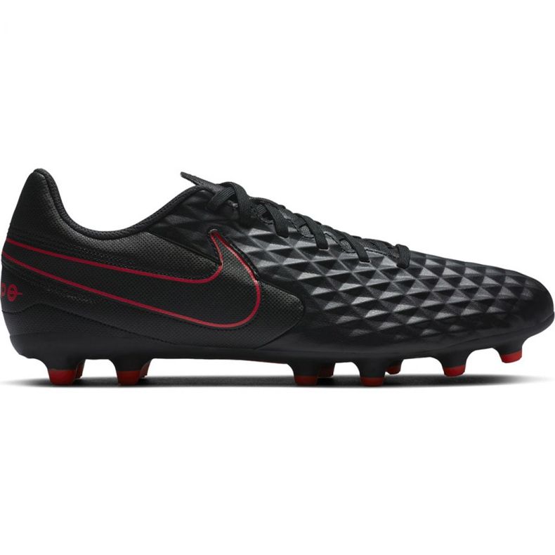 Kopačky Nike Tiempo Legend 8 Club FG / MG M AT6107 060 černá, červená, černá / stříbřitá černá