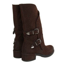 Vojenské hnědé boty ST-33P Brown hnědý Vojenské hnědé boty ST-33P Brown hnědý