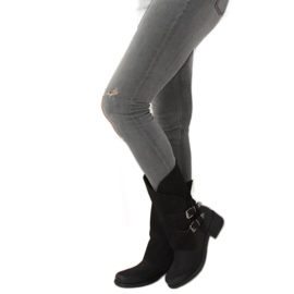 Černé vojenské boty ST-33P černé černý