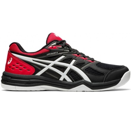 Pánské volejbalové boty Asics Upcourt 4 černo-červené 1071A053 002 vícebarevný černý