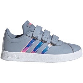 Boty Adidas Vl Court 2.0 Cmf Jr FW4958 šedá