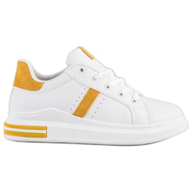 Sweet Shoes Bílé tenisky bílý žluť