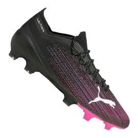 Kopačky Puma Ultra 1.1 Fg M 106044-03 černá, černá, růžová černý