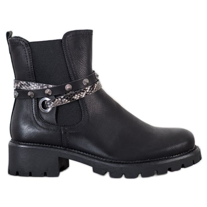 Super Me Pracovníci ekologické kůže černá