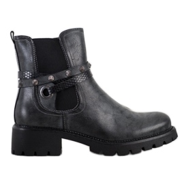 Super Me Pracovníci ekologické kůže černý