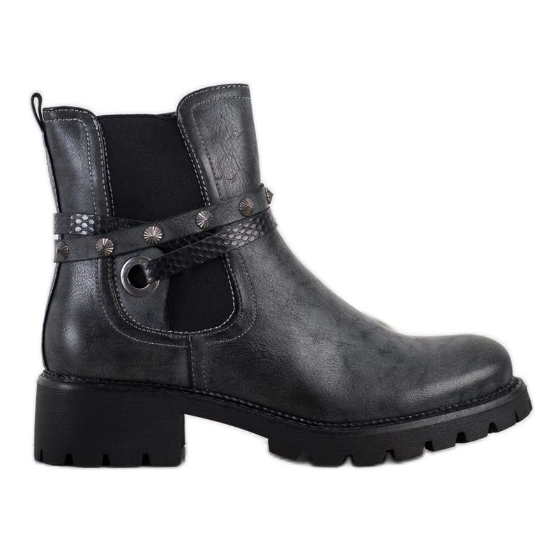 Super Me Pracovníci ekologické kůže černá