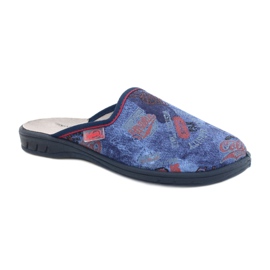 Barevné dětské boty Befado 707Y415 červená modrý