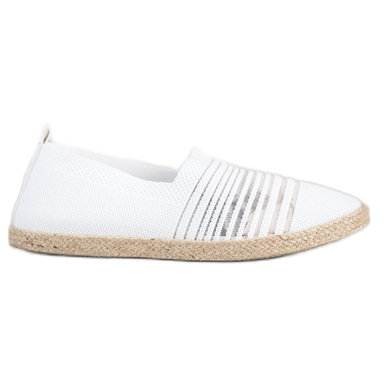 MCKEYLOR Slipony Espadrilles bílý