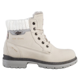 SHELOVET Nové boty na turistiku béžový