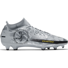 Kopačky Nike Phantom Gt Scorpion Academy Dynamic Fit FG / MG DA2266 001 stříbrná/šedá stříbro
