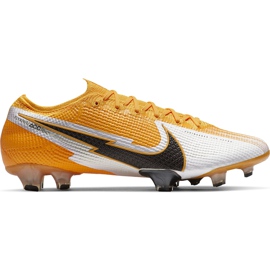 Kopačky Nike Mercurial Vapor 13 Elite Fg AQ4176 801 žlutá, černá, bílá žlutá