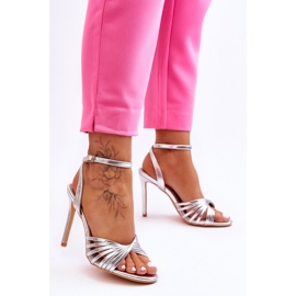 Dámské sandály Silver My Darling stříbro 2