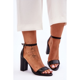 WD1 Sandály na vysokém podpatku Black Individual černá 2 WD1 Sandály na vysokém podpatku Black Individual černá 2