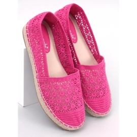 Prolamované espadrilky Terian Fuchsia Rose Red růžový 1