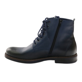Boty na zip Nikopol 660 navy blue námořnická modř 2