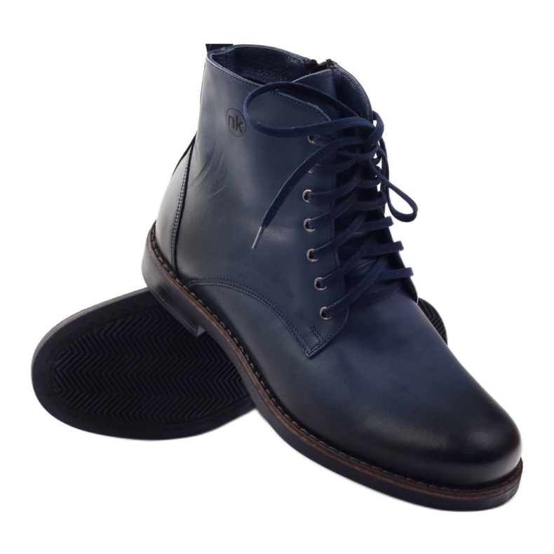 Boty na zip Nikopol 660 navy blue námořnická modř 3