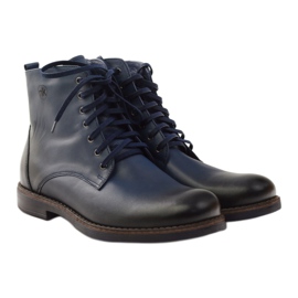Boty na zip Nikopol 660 navy blue námořnická modř 4