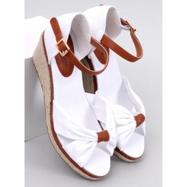 Klínové espadrilky Kristen White bílý 1 Klínové espadrilky Kristen White bílý 1