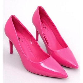 Lakované lodičky na jehlách Charlotte Fuchsia růžový 1