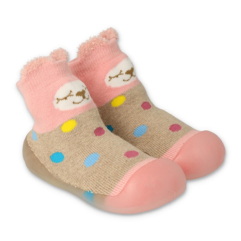 Befado niechodki 002p019 béžový růžový 2