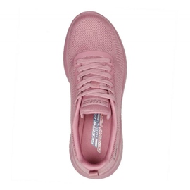 Boty Skechers Memory Foam Bobs Squad Chaos W 117209 Ras růžový 1 Boty Skechers Memory Foam Bobs Squad Chaos W 117209 Ras růžový 1