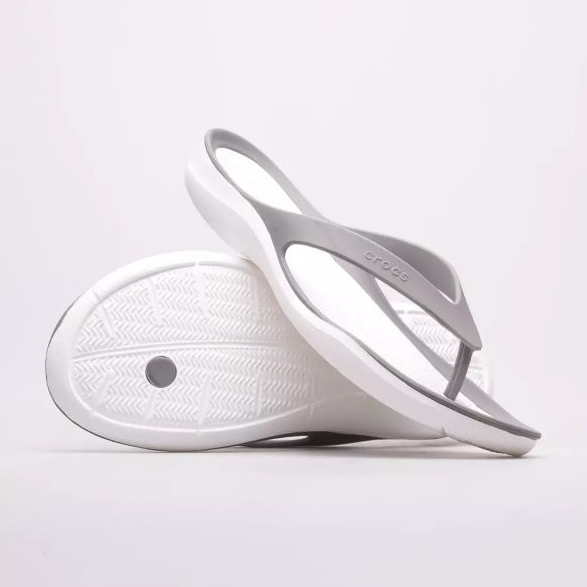 Crocs Swiftwater Flip W 204974-06X šedá 1