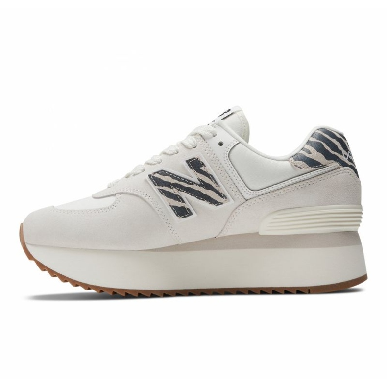 Boty New Balance 574+ W NBWL574ZDD bílý 1