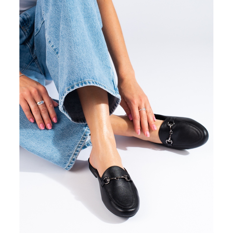 Černé dámské pantofle Vinceza černá 2