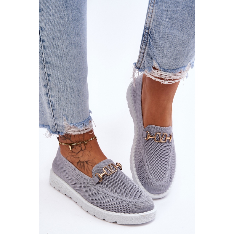 PM1 Dámské nazouvací tenisky Šedá Alena 1