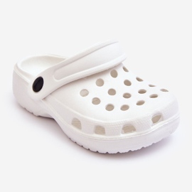 Dětské pěnové sandály Crocs White Percy bílý 1