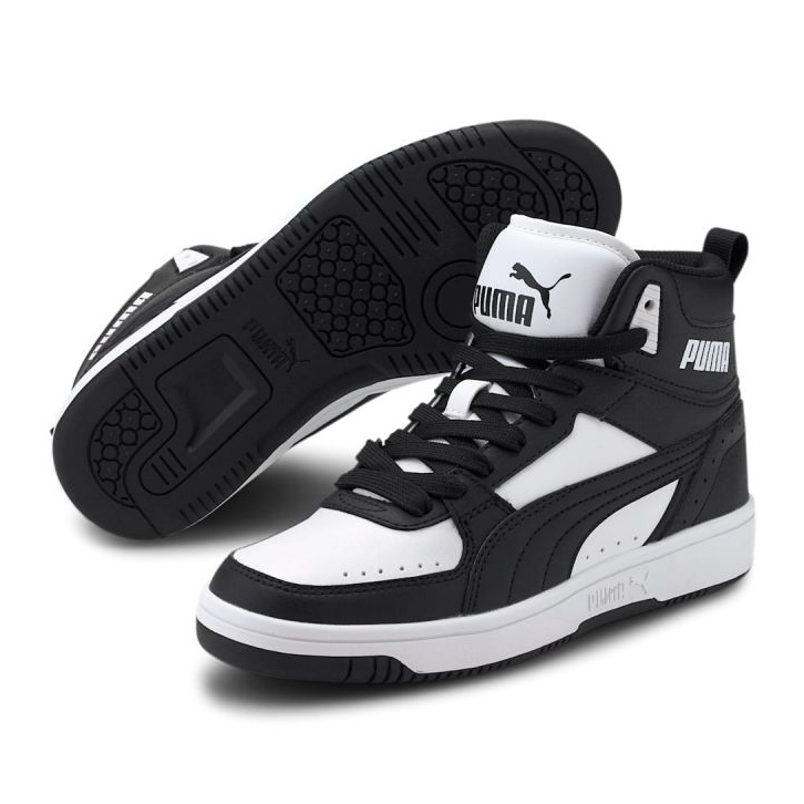 Boty Puma Rebound Joy Jr 374687 01 bílý 1
