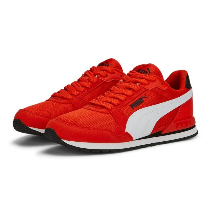 Síťované boty Puma St Runner v3 385510 17 červené 1