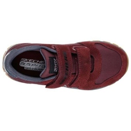 Boty Skechers Throwbax Jr 97360L/BURG červený 2