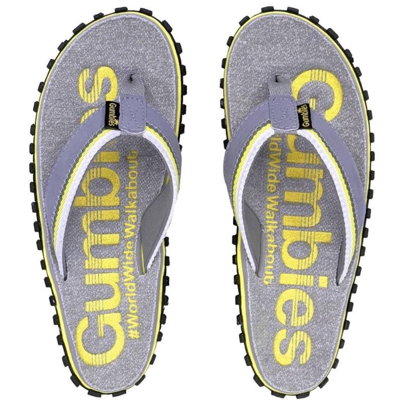 Žabky Gumbies Cairns G-CA-UNI-YE šedá 1 Žabky Gumbies Cairns G-CA-UNI-YE šedá 1