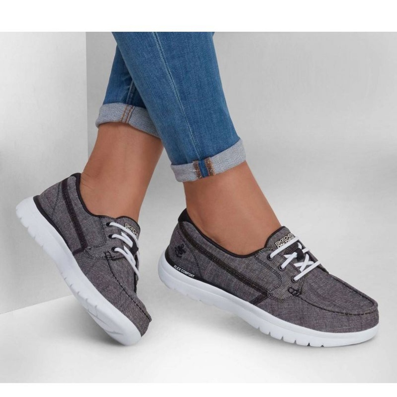 Skechers On The Go Flex Boty W 136453 Bkw černý 1