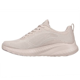 Boty Skechers Memory Foam Bobs Squad Chaos W 117209 Nude béžový 3