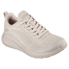 Boty Skechers Memory Foam Bobs Squad Chaos W 117209 Nude béžový 4