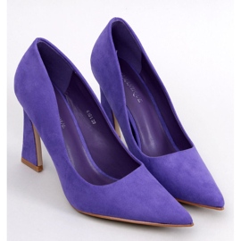 Valli Purple lodičky na podpatku fialová 1