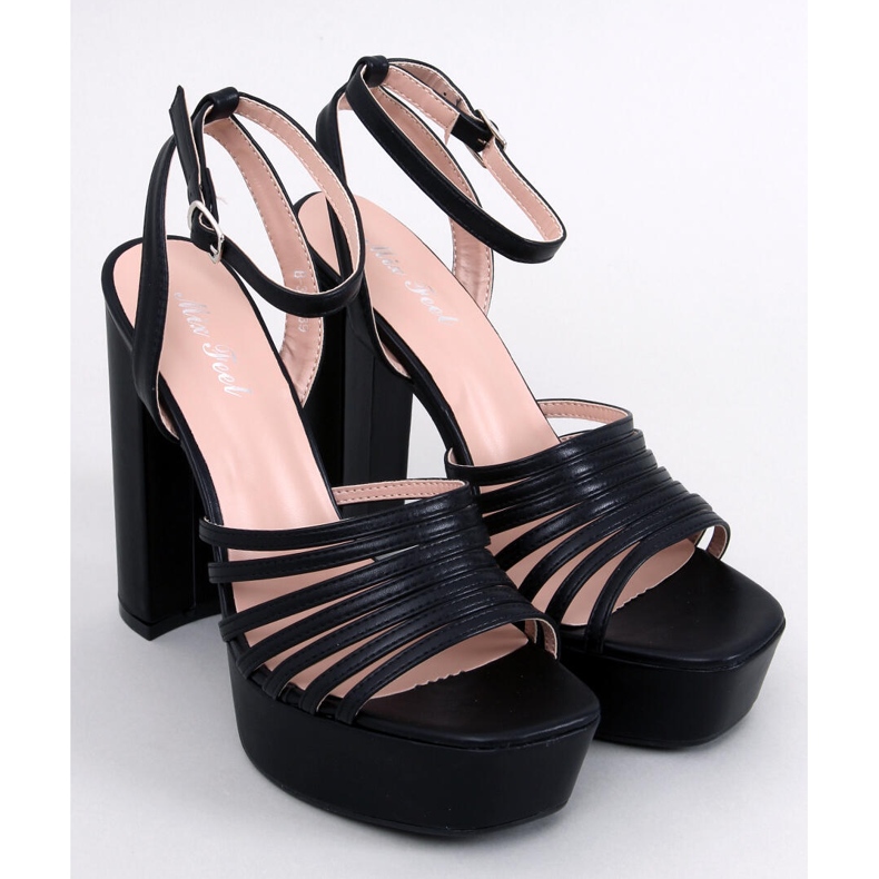 Sandály na platformě Taboo Black černý 1