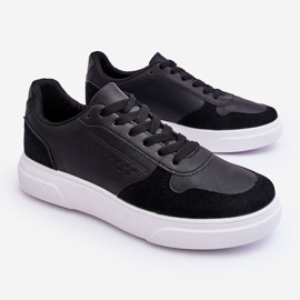 WJ1 Pánská černá šněrovací sportovní obuv Castiel 1