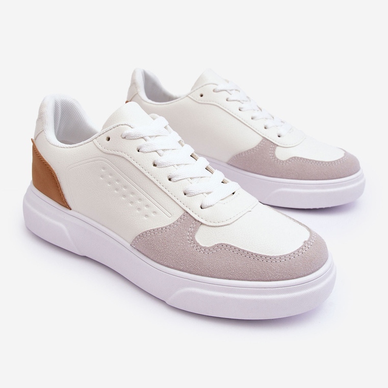 WJ1 Pánská bílá šněrovací sportovní obuv Castiel bílý 1